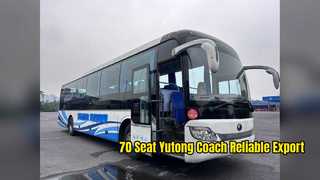 70 Seat Yutong ZK6121 Bus Reliable Used Coach for Sale