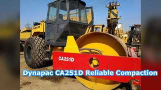 Used Dynapac CA251D Road Roller Tier 4i Low Hours