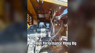 High Performance Crawler Rotary Drilling Piling Rig