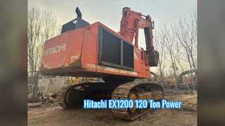 Used Hitachi EX1200 120 Ton Excavator For Sale