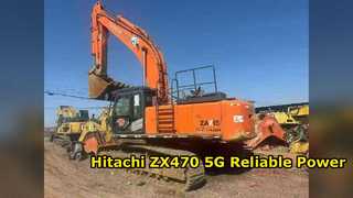 Used Hitachi ZX470 5G Excavator Powerful Digging Solution