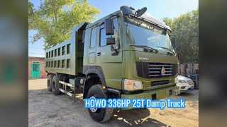 Used SINOTRUK HOWO 336HP 6x4 Dump Truck Heavy Duty Hauler