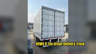 HOWO 8 Ton Box Truck Reliable Urban Delivery Solution