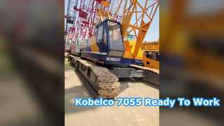 Kobelco 7055 55 Ton Crawler Crane Inspected and Ready