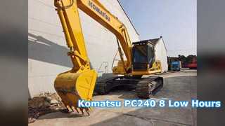 Used Komatsu PC240 8 Excavator Low Hours Ready to Work