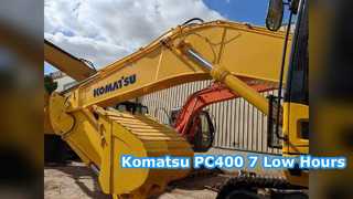 Used Komatsu PC400 7 Excavator Low Hours Ready To Work