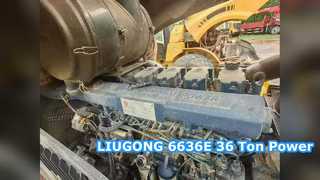 LIUGONG 6636E 36 Ton Roller Used Heavy Compactor Solution