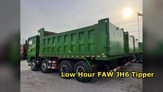 FAW JH6 460HP Dump Truck Low Hour Used Heavy Duty Tipper