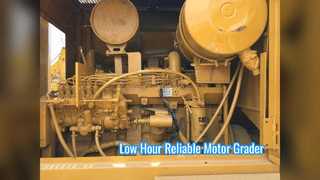 Reliable Used Motor Grader Low Hour Original Engine