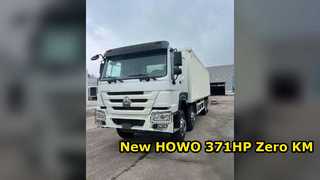 Nouvelle solution logistique HOWO 371HP 8x4 Box Truck Zero KM