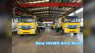 New HOWO 6 Cubic Meter Concrete Mixer Truck 4x2
