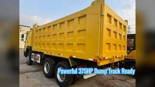 Used SINOTRUK HOWO 375HP 6x4 Dump Truck Heavy Duty Hauler