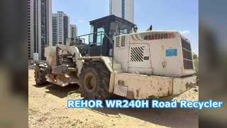 Used REHOR WR240H Cold Recycler Road Rehabilitation Machine