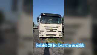 Truk Boom Teleskopik XCMG Sasis HOWO 371HP Bekas