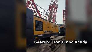Used SANY SCC550C 55 Ton Crawler Crane For Sale