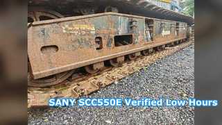 SANY SCC550E 55 Ton Crawler Crane Verified Condition