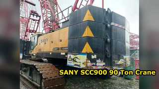 SANY SCC900 90 Ton Crawler Crane Reliable Used Heavy Lift
