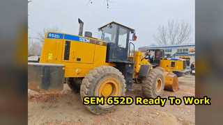 Reliable SEM 652D Wheel Loader Ready for Your Job Site