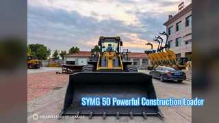 SYMG 50 Wheel Loader Heavy Duty Construction Equipment