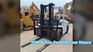 TCM 6 Ton Diesel Forklift Low Hour Original Engine