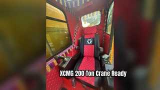 XCMG 200 টন XCT200 ব্যবহৃত ট্রাক ক্রেন নির্ভরযোগ্য উত্তোলন শক্তি