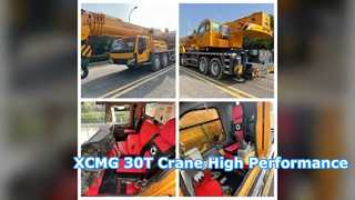 Used XCMG QY30K5 30 Ton Truck Crane 44m Boom Reliable Power
