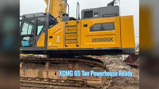 XCMG XE650GK 65 Ton Excavator Ready for Heavy Work