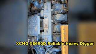 Used XCMG XE690D 69 Ton Excavator Reliable Heavy Duty Digger