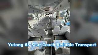 Yutong 6121 Coach Bus 65 Seater Reliable Passenger Transport