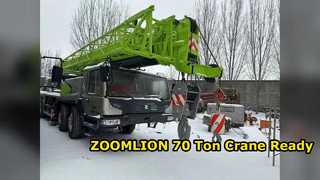 Cần cẩu xe tải ZOOMLION 70 tấn đã qua sử dụng ZTC700 đã sẵn sàng kiểm tra