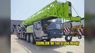 Used ZOOMLION 90 Ton Truck Crane ZTC900 Reliable Lifting